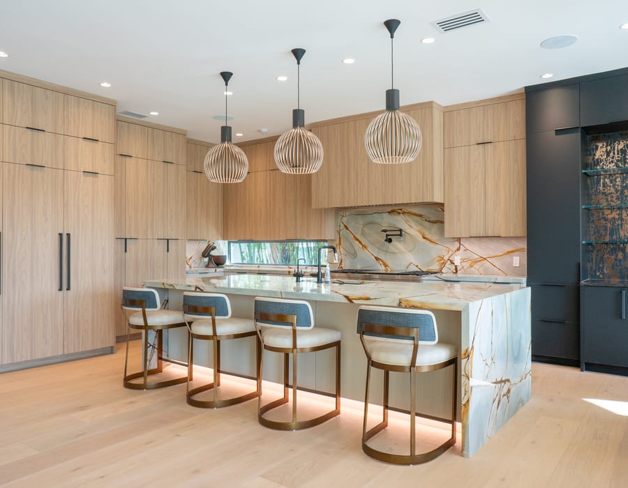 Luxury home kitchen marble countertop high end
